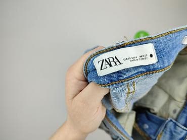 azuree buty: Zara, Jeansy damskie, rozmiar S — 4