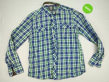 spodnie czerwone w kratę h m: H&M L.O.G.G., Koszulа dla mężczyzn, rozmiar L — 2