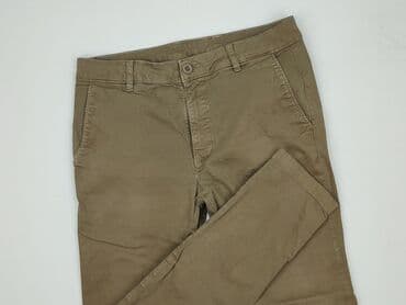 spodnie zara len: Zara, Spodnie materiałowe damskie, rozmiar XL — 1