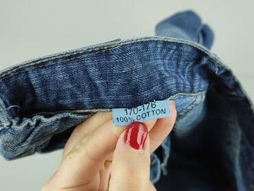 moda sukienek: Spodnie jeansowe, 15 lat, 170, stan - Bardzo dobry — 4