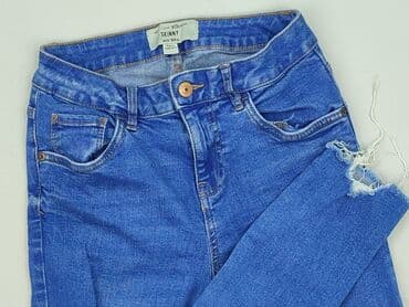 jeansy calvin klein: Spodnie jeansowe, New Look, 14 lat, 164, stan - Idealny — 1