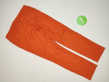 pomarańczowe spodnie hello kitty: Spodnie materiałowe damskie, rozmiar L — 2