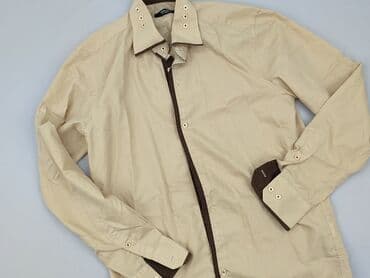 patchworkowe jeansy: Milano, Koszulа dla mężczyzn, M — 1