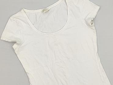 basic t shirt h: H&M Basic, T-shirt damski, rozmiar M — 1