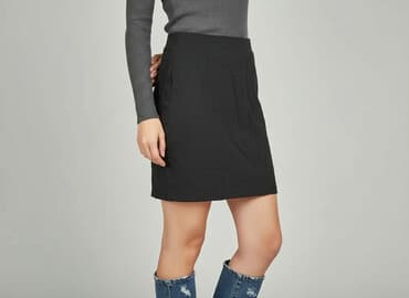 spódnice woskowana czarne: Spódnica damska, rozmiar S — 1