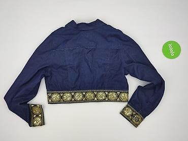 jeansy patchworkowe: Kurtka jeansowa damska, rozmiar S — 3