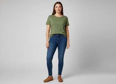 bluzki z alpaki: Organic Cotton, T-shirt damski, rozmiar XL — 6