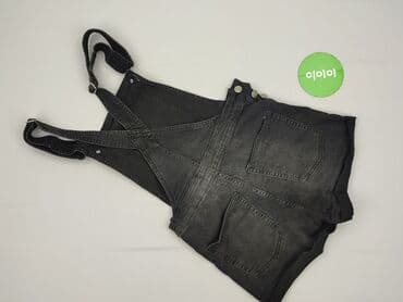 krótkie spodenki ogrodniczki: H&M, Ogrodniczki damskie, rozmiar S — 3