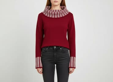 bluzki z golfem: Sweter damski, rozmiar S — 6