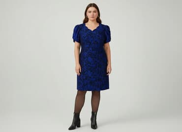 sukienki maxi na wesele niebieska: Sukienka damska, rozmiar 5XL — 7