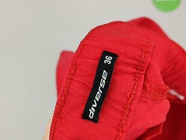 diverse skarpetki: Damskie spodnie Diverse – czerwone, rozmiar 36 - Krój: zwężane — 4