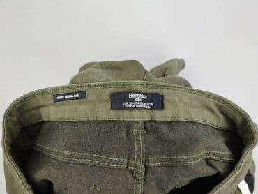 spodnie z wysokim stanem bershka: Bershka, Spodnie materiałowe damskie, rozmiar M — 4