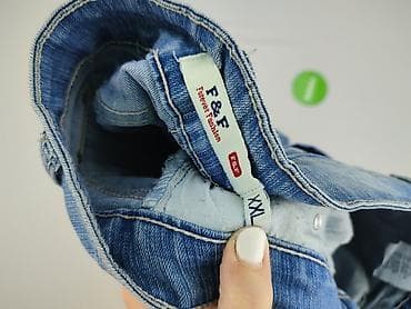 klapki heavy duty: F&F, Jeansy damskie, rozmiar 2XL — 5