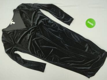 eleganckie czarne sukienki dla puszystych: H&M Mama, Sukienka damska, XL — 2