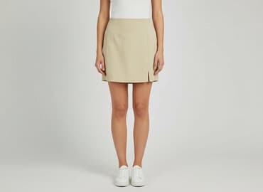 beżowa długie spódnice: Spódnica damska, rozmiar S — 5