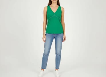 bluzka bez dekoltu: Next, Top damski, rozmiar M — 1