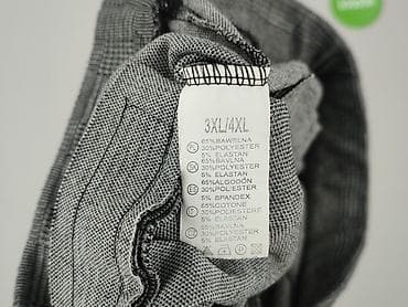 klapki plame: Spodnie materiałowe damskie, rozmiar 4XL — 4