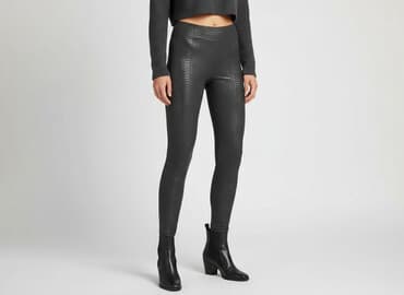 legginsy skórzane stradivarius: Divided, Legginsy Eleganckie damskie, rozmiar XS — 7