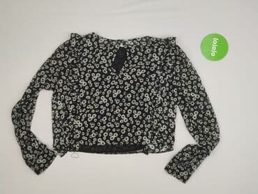 czarne bluzki z długim rękawem zara: Zara, Bluzka damska, rozmiar S — 3