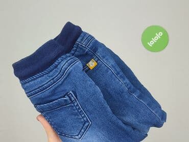 czarne krótkie spodenki sinsay: Spodnie jeansowe, 5.10.15, 12-18 miesięcy, stan - Bardzo dobry — 6