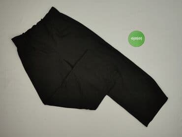 legginsy czarne woskowane: H&M, Spodnie materiałowe damskie, rozmiar M — 2
