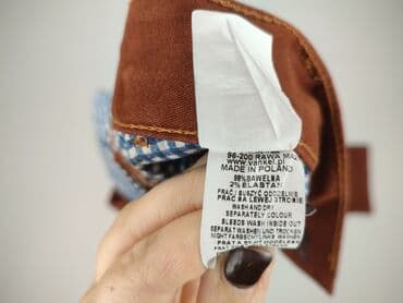 spodnie woskowane bezowe: Chinosy dla mężczyzn, L — 5