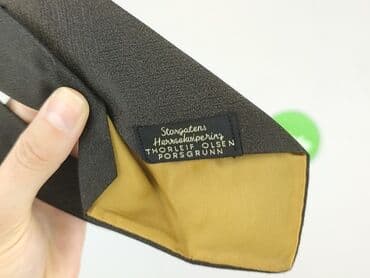 dodatki do błękitnej sukienki: Tie, color - Brown, condition - Good — 4