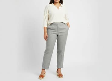 garnitury damskie xl: Marks & Spencer, Spodnie materiałowe damskie, rozmiar XL — 8