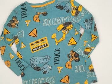 koszulka traktor: Bluzka, Little kids, 5-6 lat, 110-116 cm, stan - Bardzo dobry — 1