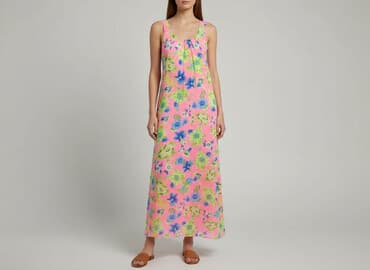 zwiewna sukienki na wesele maxi: Sukienka damska, rozmiar S — 5