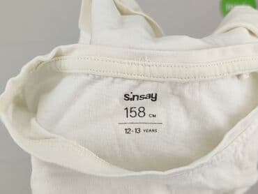 różowa koszulka niemiec: Koszulka, Sinsay, 13 lat, 152-158 cm, stan - Bardzo dobry — 4