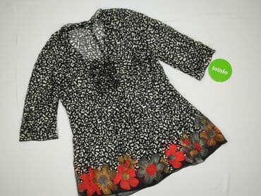 czarne bluzki dekolt v: Sukienka damska, rozmiar XL — 2