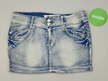 spodenko spódniczka jeans: Spódnica damska, rozmiar L — 5