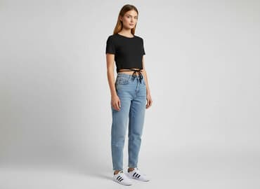 shein czarne bluzki: Shein, Top damski, rozmiar L — 7