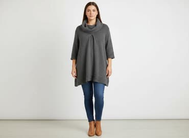 bluzki z golfem: Tunika damska, rozmiar XL — 6