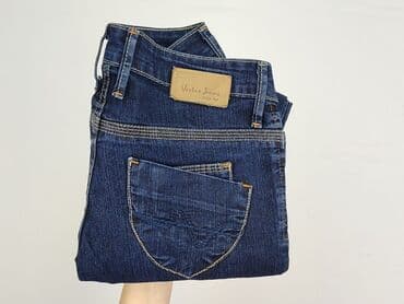 jeansy z szeroką nogawką: Denim, Jeansy damskie, rozmiar XS — 5