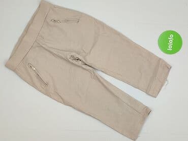 spodnie z wysokim stanem dla niskich: Spodnie 3/4 damskie, M — 2