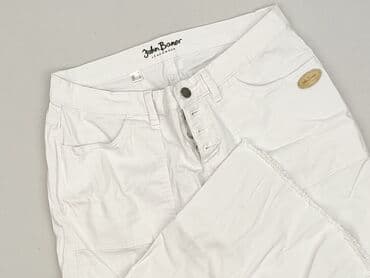 spodnie woskowane białe: John Baner, 3/4 length trousers for men, size M — 1