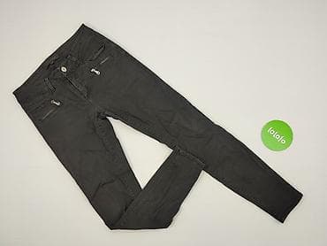 czarne cargo pull and bear: River Island, Jeansy damskie, rozmiar S — 2