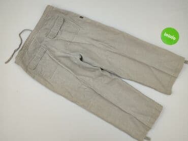 spódnico spodnie lniane: Spodnie materiałowe damskie, rozmiar L — 4