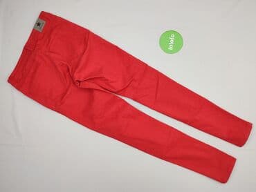reserved czerwone spodnie: Reserved YFL, Spodnie materiałowe damskie, rozmiar S — 3