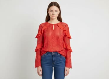 reserved czerwona bluzki: River Island, Bluzka damska, rozmiar S — 8