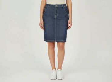 spódnice jeansowe z rozporkiem: Spódnica damska, rozmiar S — 1