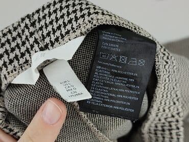 ubrania w pepitkę: H&M, Spodnie materiałowe damskie, rozmiar L — 5