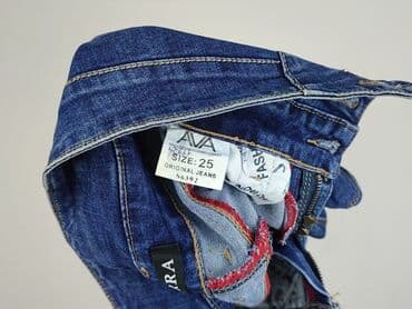 biale szerokie jeansy: Jeansy damskie, rozmiar 2XS — 6