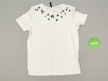 góralska koszula damska z haftem biała: Sinsay, Women`s T-shirt, size S — 3