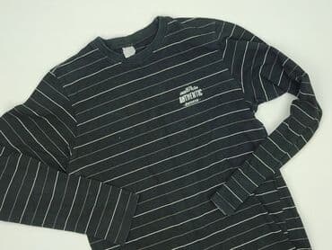 golfy w paski: Long-sleeved top for men, size S — 1