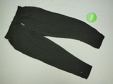 czarne cargo pull and bear: Orsay, Spodnie materiałowe damskie, rozmiar S — 2