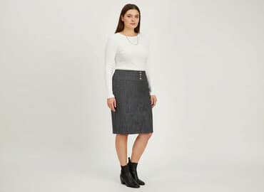 plisowane spódnice szara: TOP Trends, Spódnica damska, rozmiar XL — 6