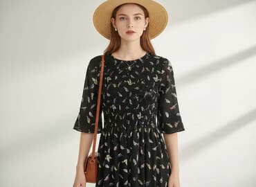 sukienka z karczkiem: Yumi, Sukienka damska, rozmiar S — 6